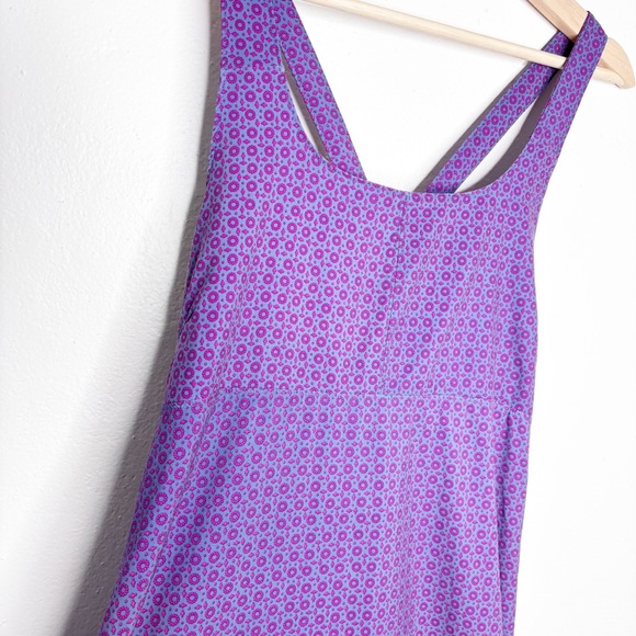 Columbia PFG Purple Cross Back Midi Dress Size L - Picture 7 of 8